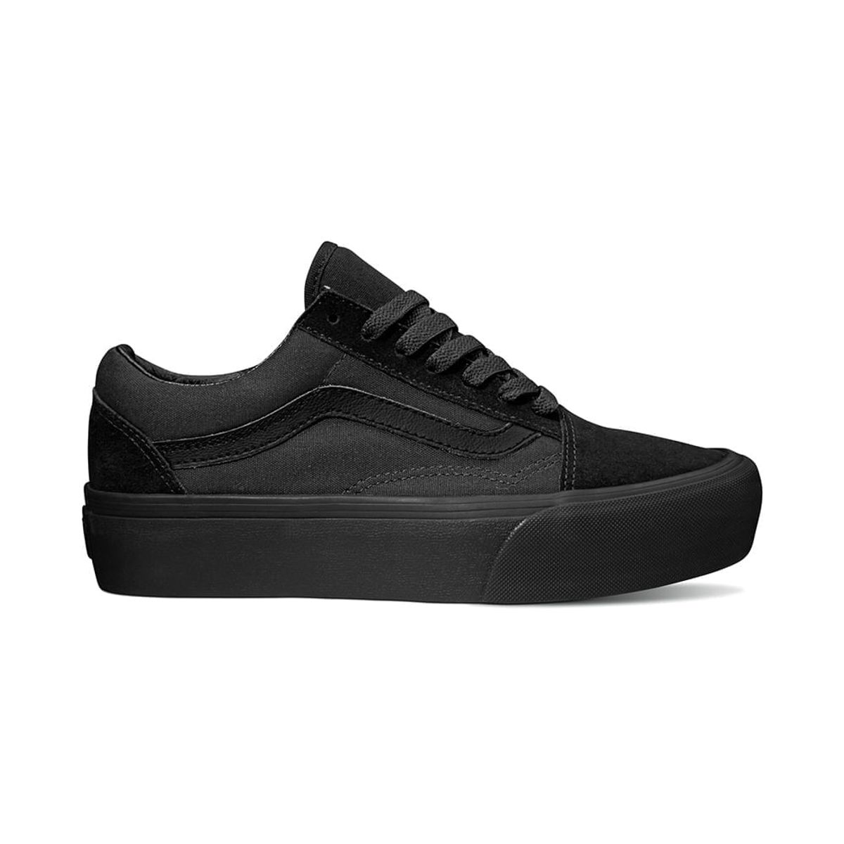 Vans plataforma negros new arrivals