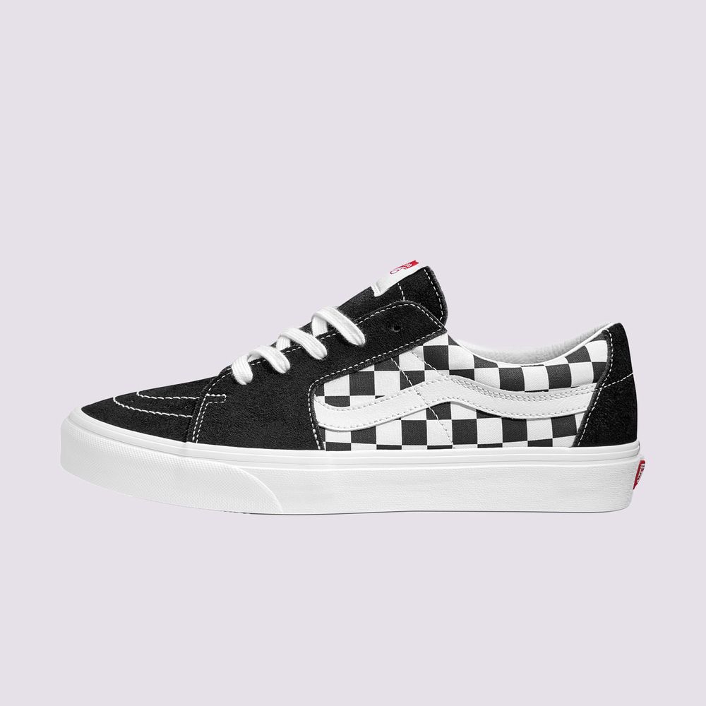 Zapatos Cl sicos Negros Sk8 Low Checkerboard Vans