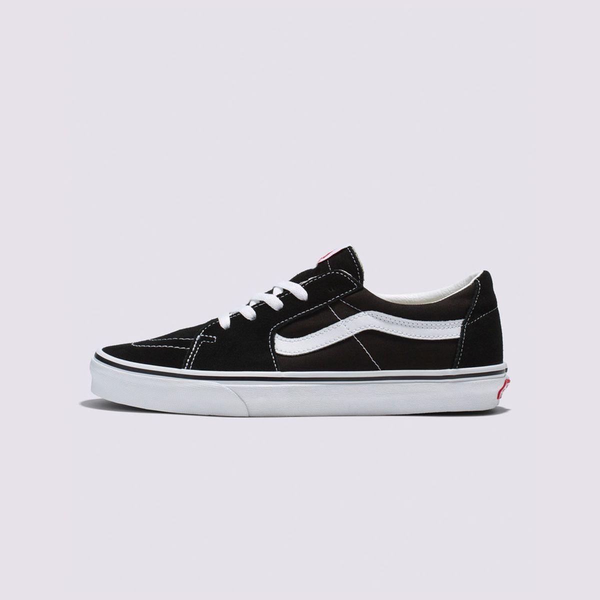 Zapatos vans negro store con blanco