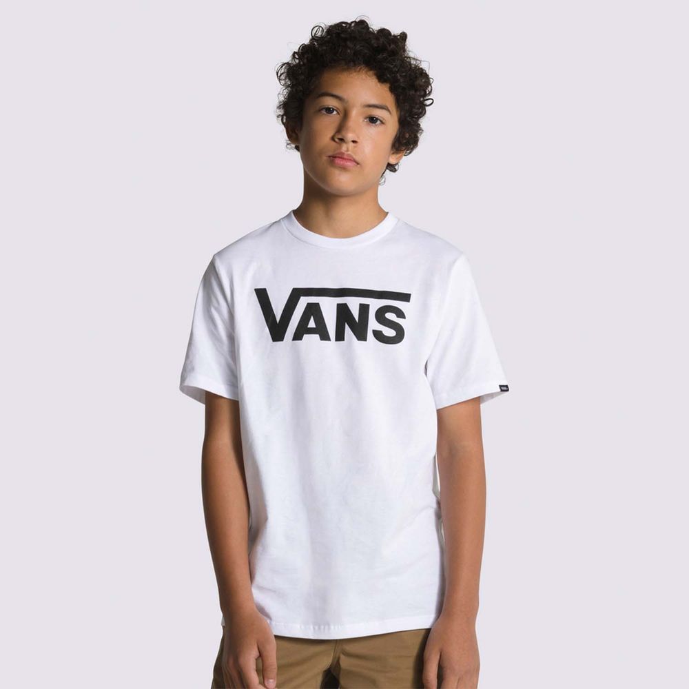 Camiseta Manga Corta Blanca Vans Classic Ninos VN000IVFYB2 vansec