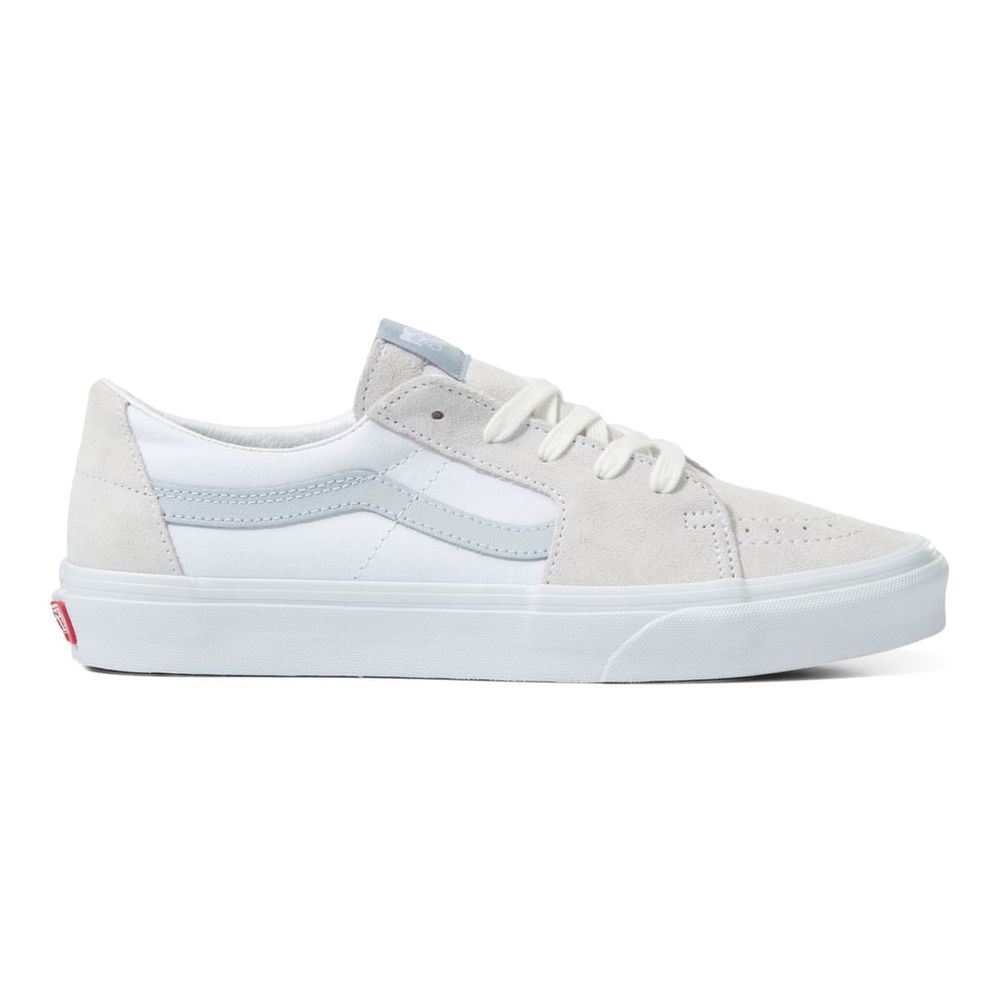 Zapatos Clásicos De Gamuza Blancos Sk8-Low Cloud Vans Blanco Talla 7.5M