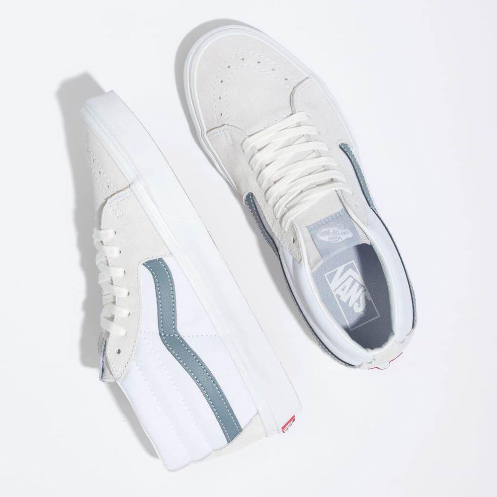 vans blancos de bota