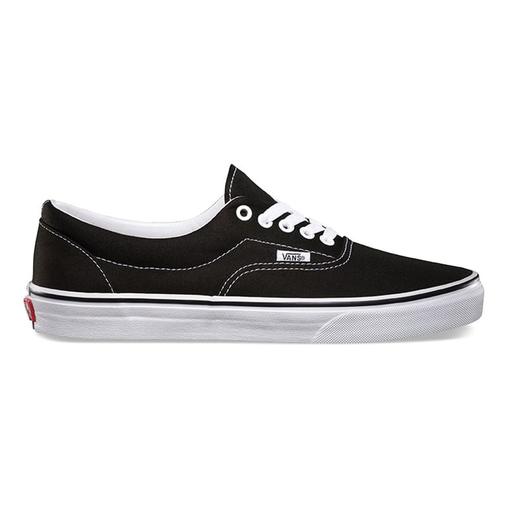 Vans negros con store suela blanca