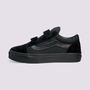 Zapatos-Clasicos-De-Velcro-Negros-Old-Skool-V-Niños-Vans-Talla--4.5M