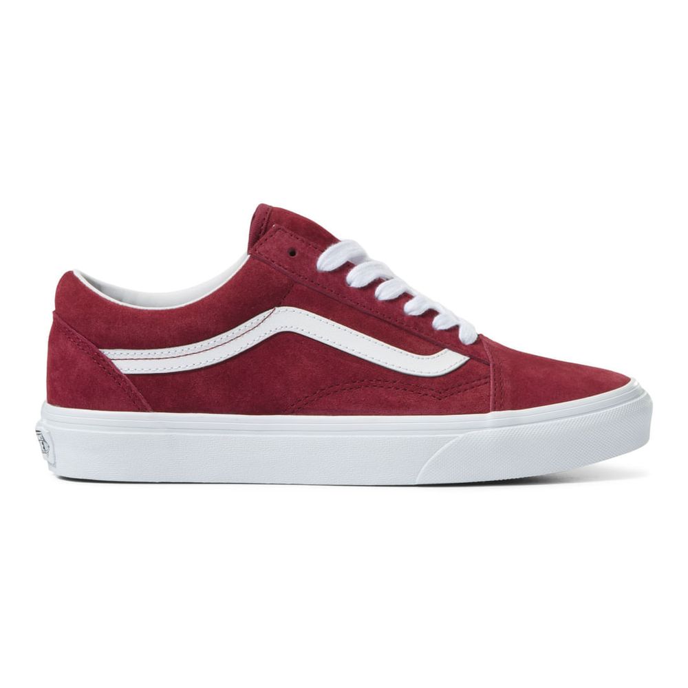 Zapatos vans rojos outlet clasicos 80