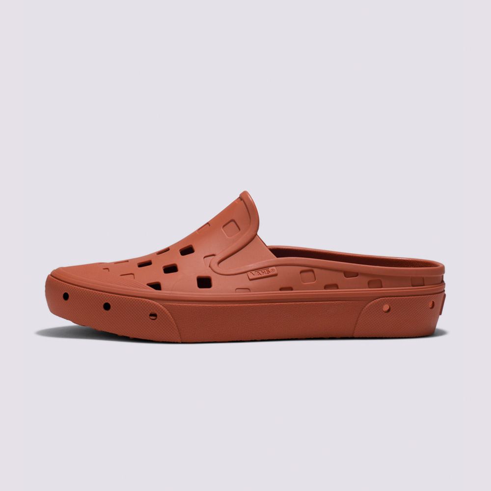 Vans slip on hombre on sale naranja