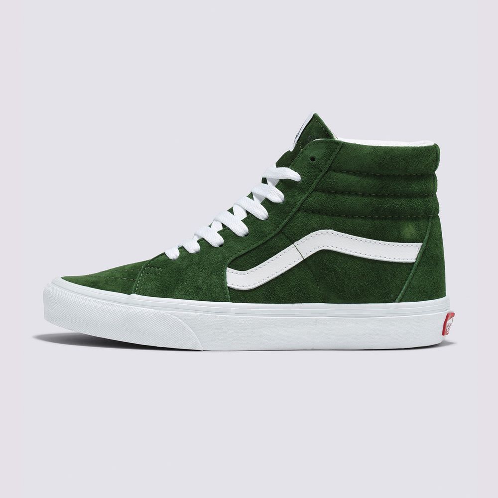 Zapatos-Bota-Clasicos-De-Gamuza-Verdes-Sk8-Hi-Vans