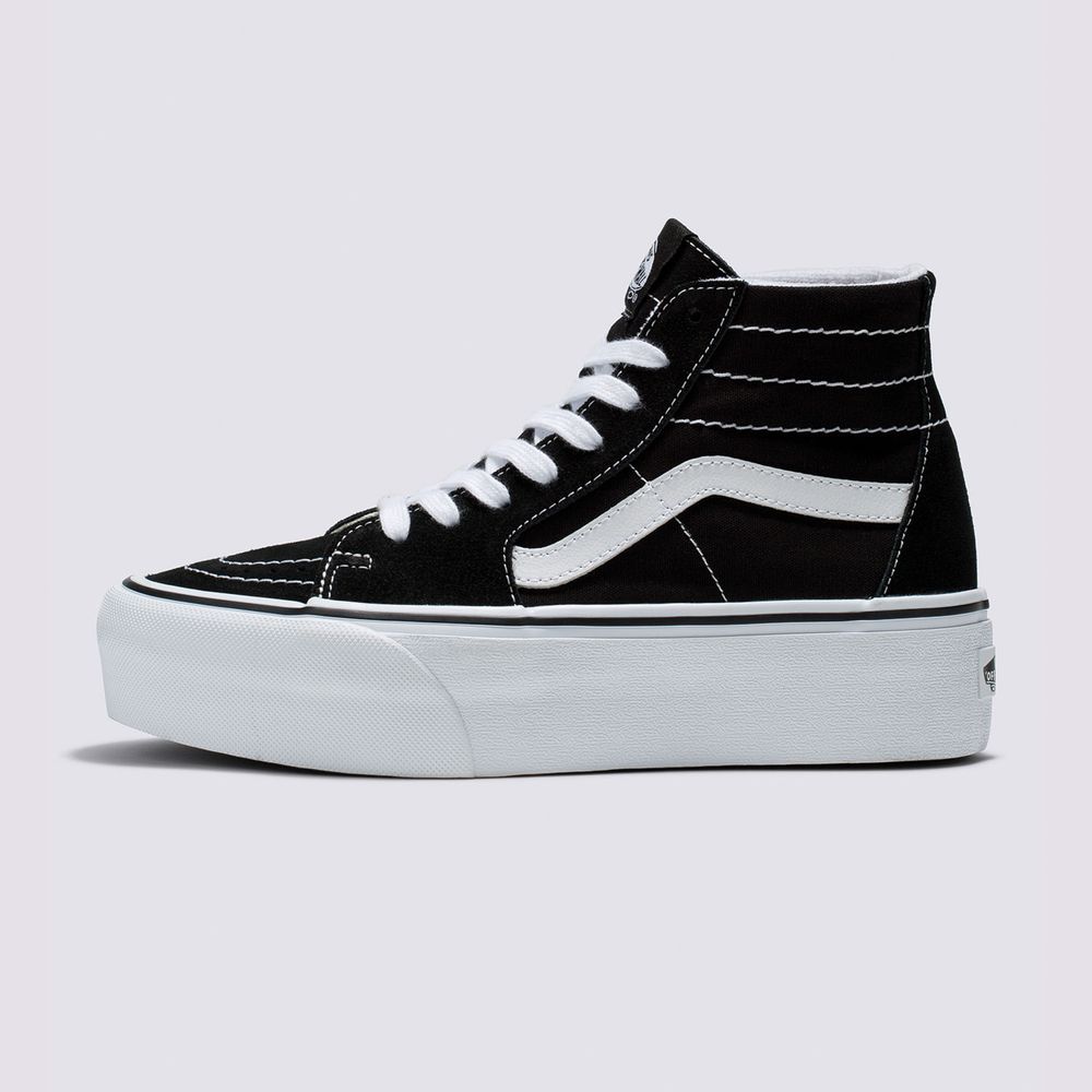 Zapatos-Bota-Clasicos-Negros-Sk8-Hi-Tapered-Stackform-Vans