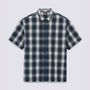 Camiseta-Manga-Corta-Azul-Nick-Michel-Ss-Woven-Hombre-Vans