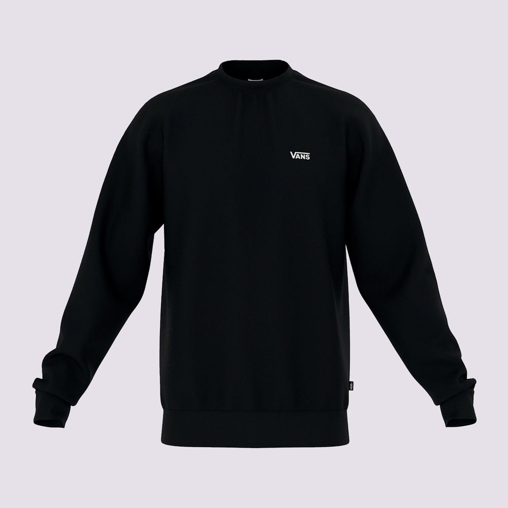 Buzo-Cuello-Redondo-Negro-Comfycush-Crew-Fleece-Hombre-Vans