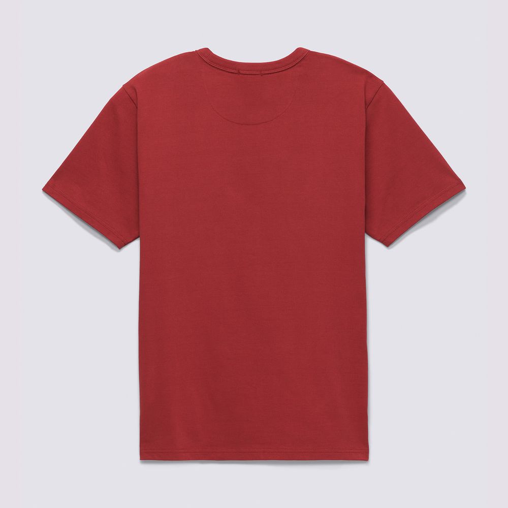 Camiseta-Manga-Corta-Roja-Pilgrim-Pocket-Hombre-Vans