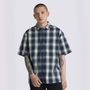 Camiseta-Manga-Corta-Azul-Nick-Michel-Ss-Woven-Hombre-Vans