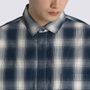Camiseta-Manga-Corta-Azul-Nick-Michel-Ss-Woven-Hombre-Vans