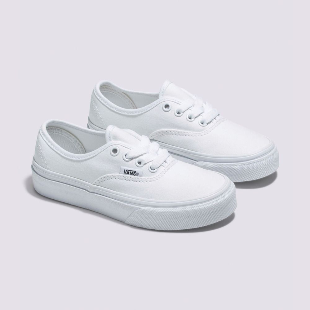 Zapatos-Clasicos-Blancos-Authentic-Niños-Vans