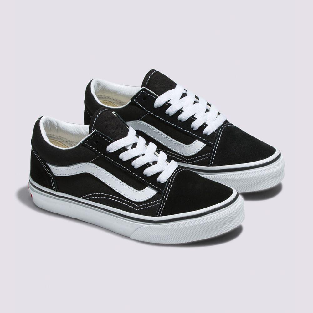 Zapatos-Clasicos-Negros-Old-Skool-Niños-Vans
