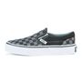 Zapatos-Clasicos-Negros-Slip-On-Checkerboard-Pewter-Niños-Vans