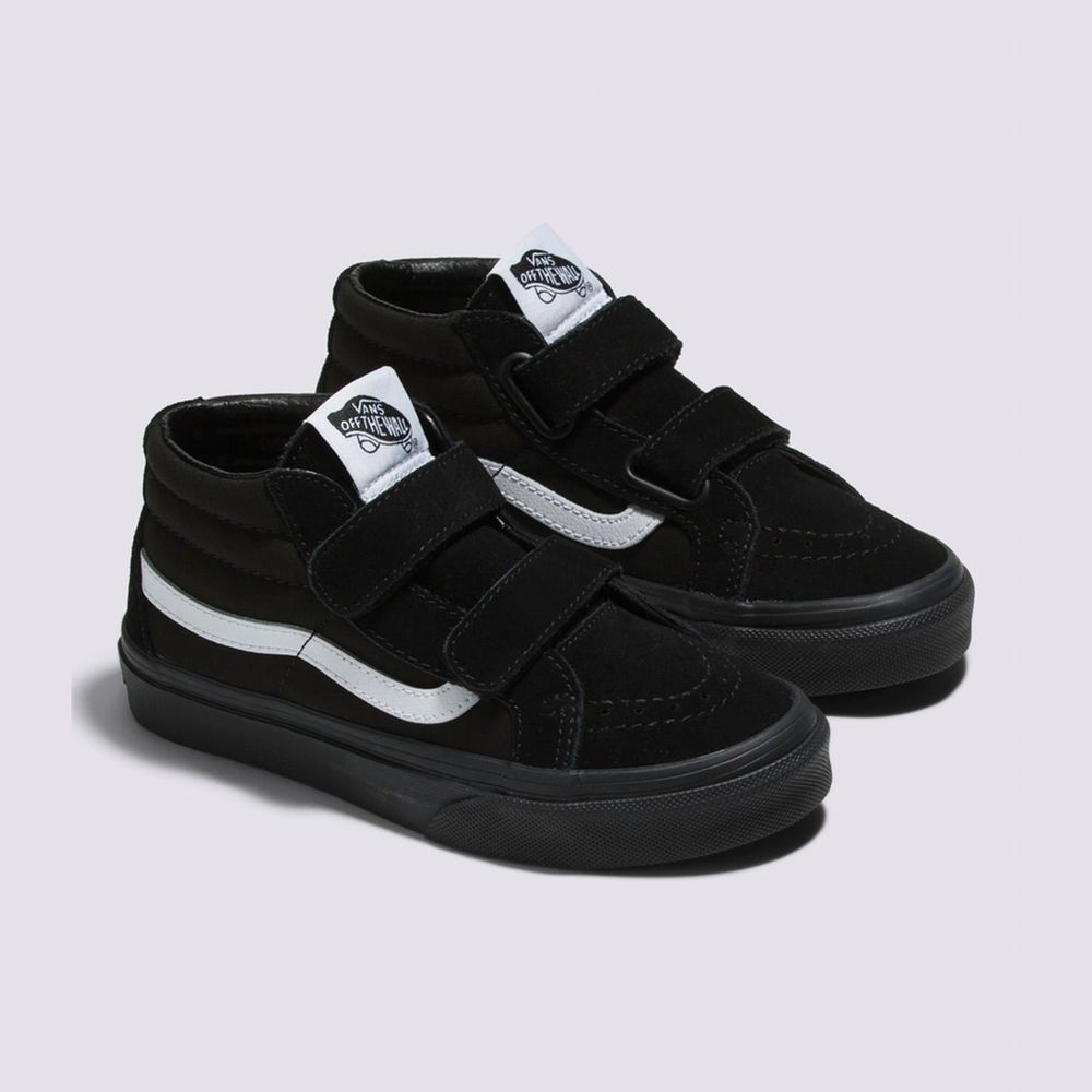 Zapatos-Clasicos-Negros-Sk8-Mid-Reissue-V-Niños-Vans