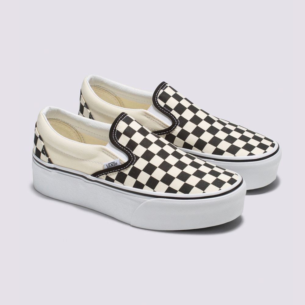 Zapatos-Clasicos-Plataforma-Blancos-Slip-On-Checkerboard-Vans