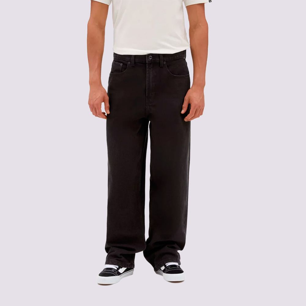 Compra Pantalon Negro Check 5 Baggy Denim Hombre en Vans Ecuador Tienda Oficial vansec