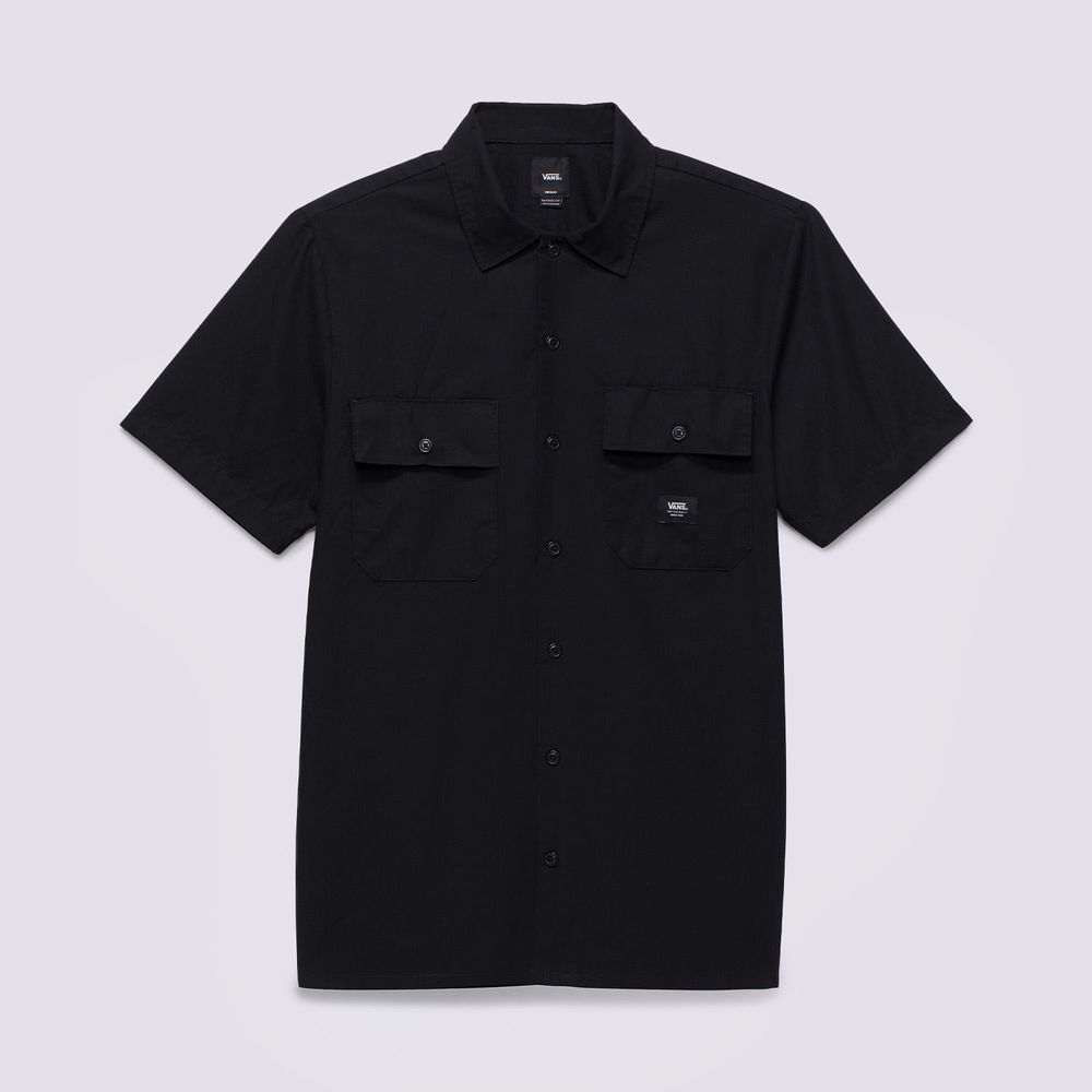 Compra Camisa Manga Corta Negra Smith Ii Ss Woven Hombre en Vans Ecuador Tienda Oficial vansec