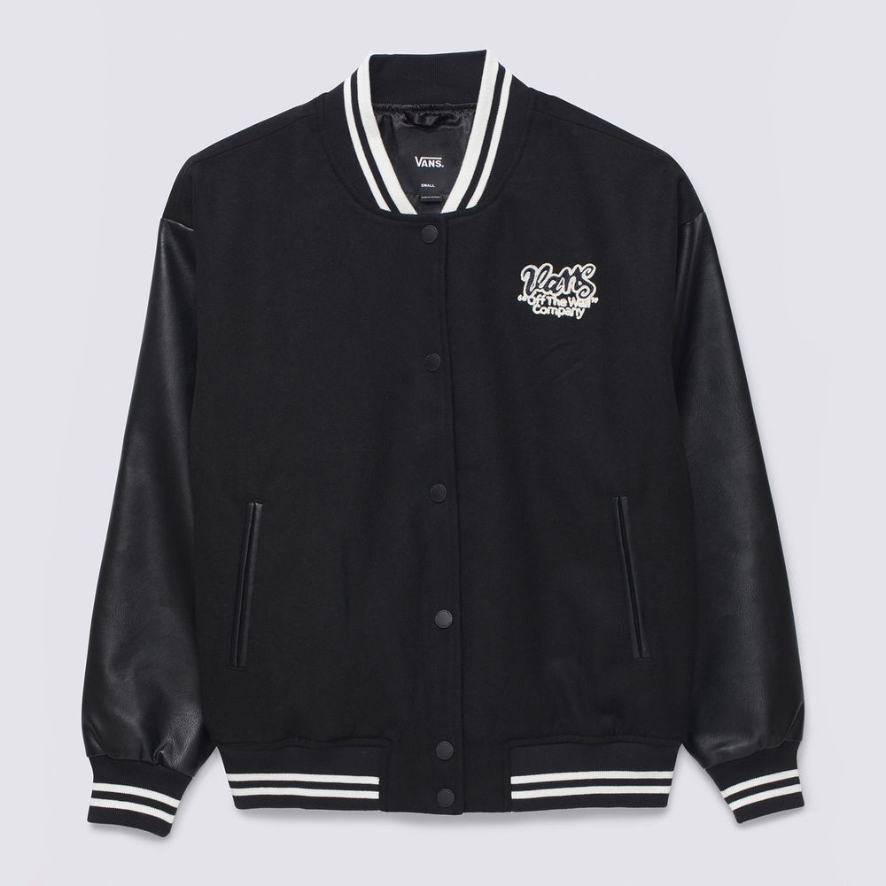 Chompa-Negra-Varsity-Club-Bomber-Mujer-Vans