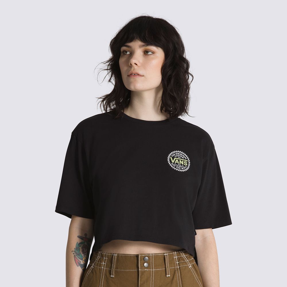 Camiseta-Clasica-Negra-Classic-Prochected-Ss-Crop-Mujer-Vans