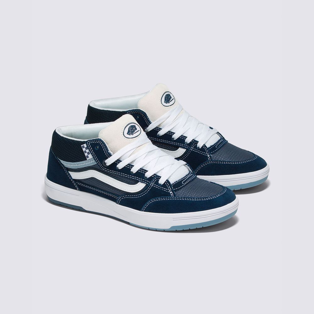 Zapatos-Skate-Azules-Zahba-Mid-Vr3Cush-Vans