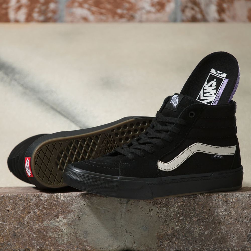 Zapatos-Bota-Skate-Negros-Bmx-Sk8-Hi-Duracap-Vans