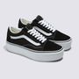 Zapatos-Clasicos-De-Plataforma-Negros-Old-Skool-Suede-Vans
