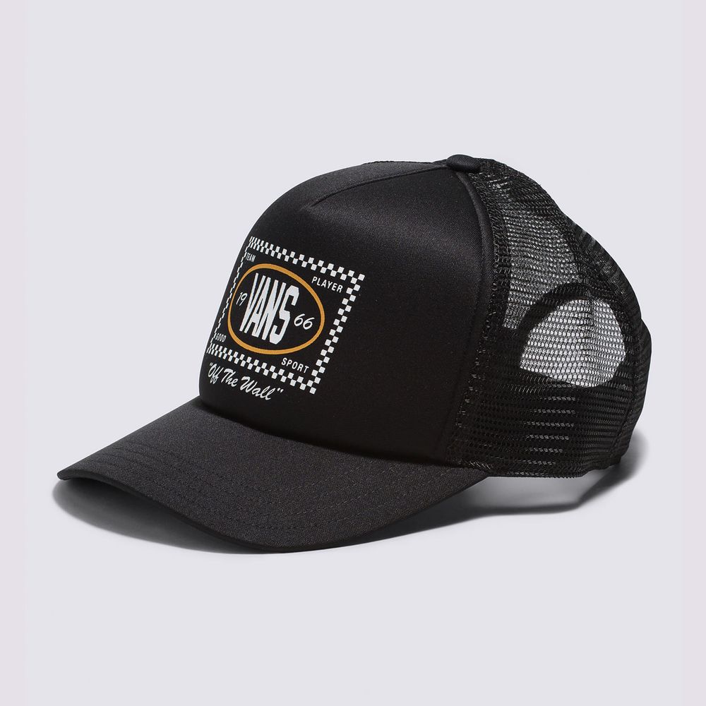 Gorra-Malla-Negra-Checkers-Curved-Bill-Trucker-Hombre-Vans