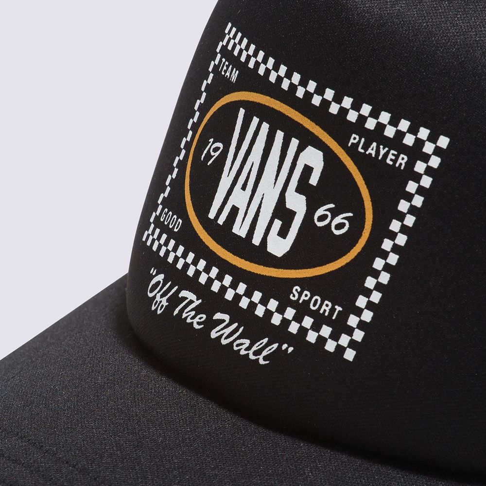 Gorra-Malla-Negra-Checkers-Curved-Bill-Trucker-Hombre-Vans