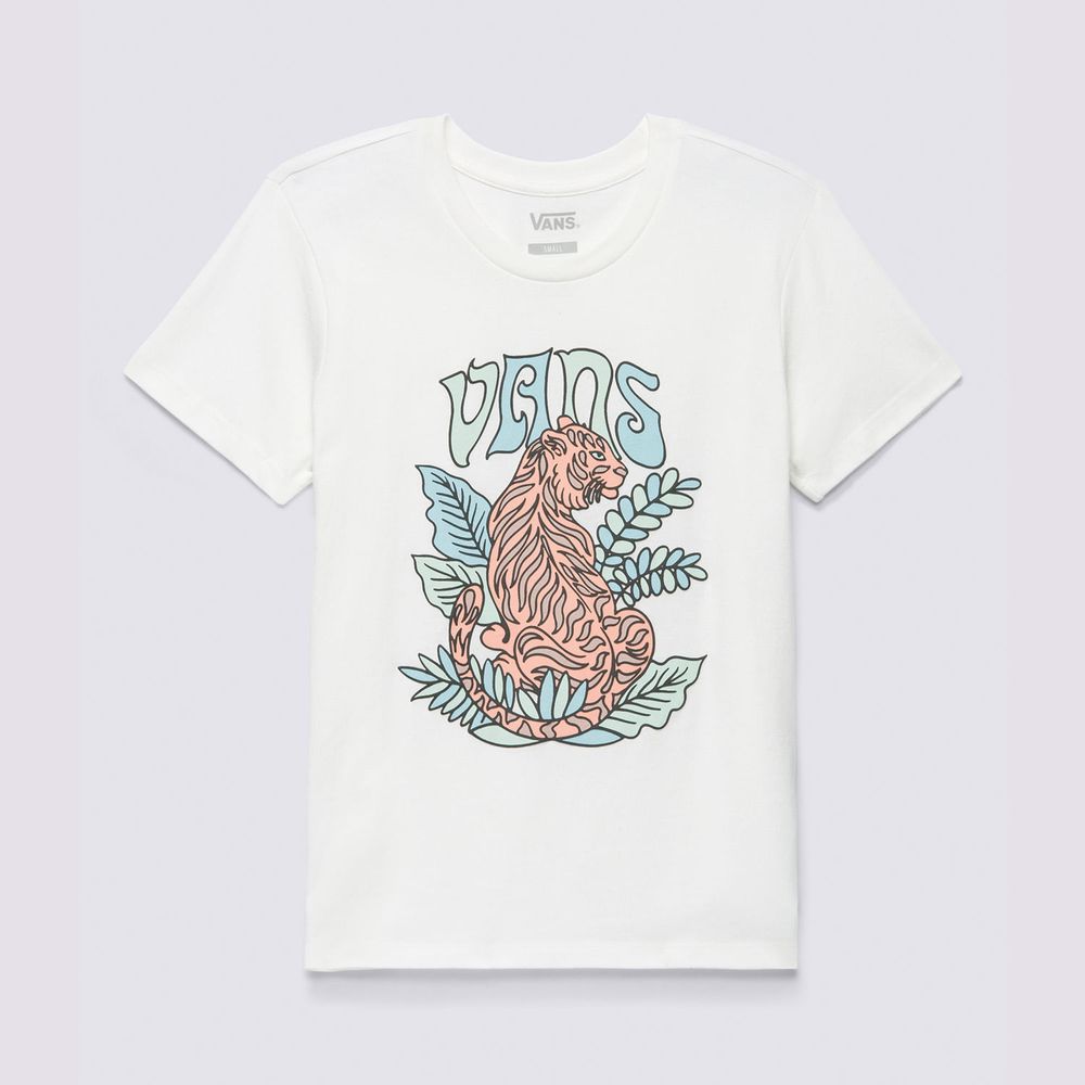 Camiseta-Manga-Corta-Blanca-Natures-Darkside-Mujer-Vans