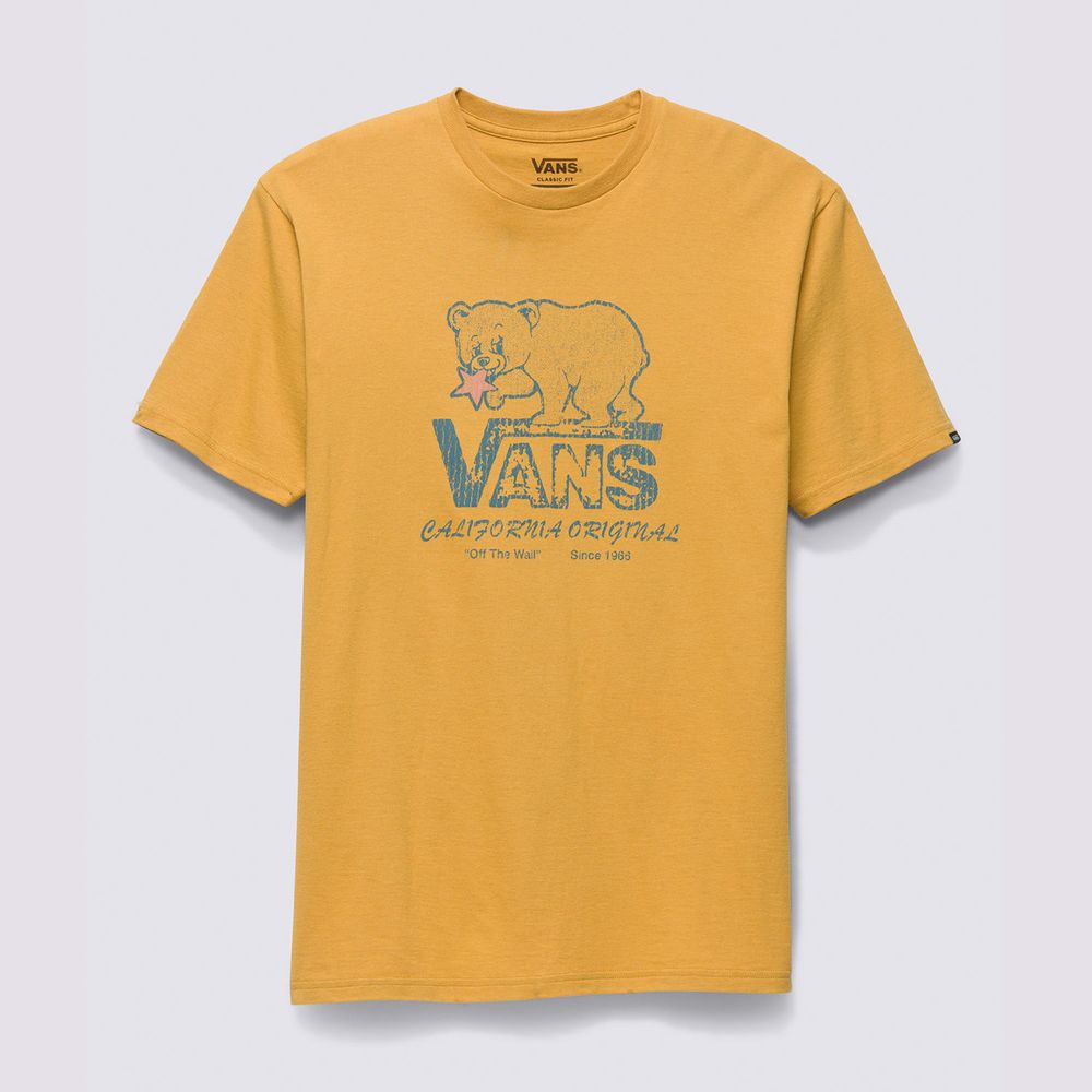 Camiseta-Manga-Corta-Marron-Chill-Bear-Ss-Tee-Hombre-Vans
