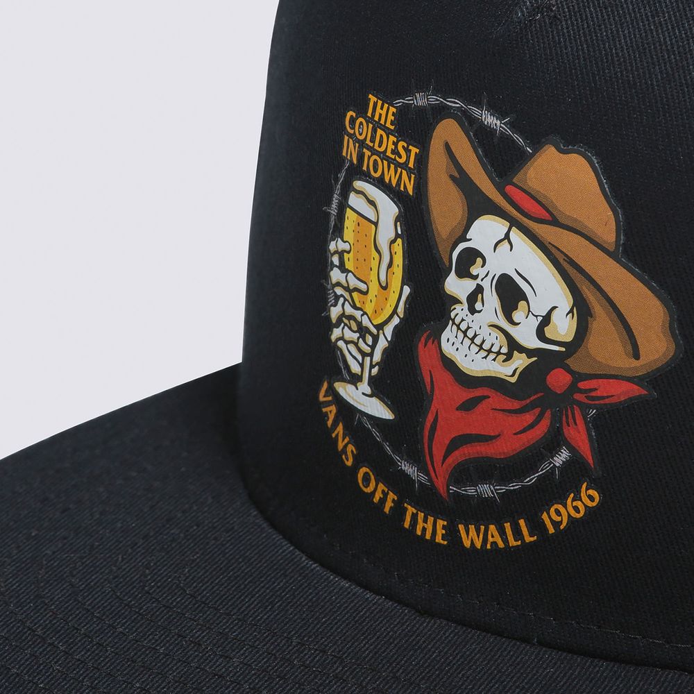 Gorra-Ajustable-Negra-Coldest-In-Town-Snapback-Hombre-Vans-Talla--OS