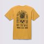 Camiseta-Manga-Corta-Marron-Served-Fresh-Daily-Hombre-Talla--L
