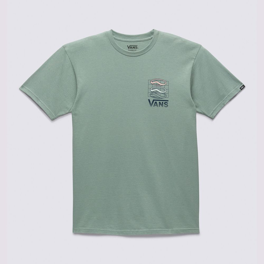 Camiseta-Manga-Corta-Verde-Micro-Trails-Ii-Hombre-Vans