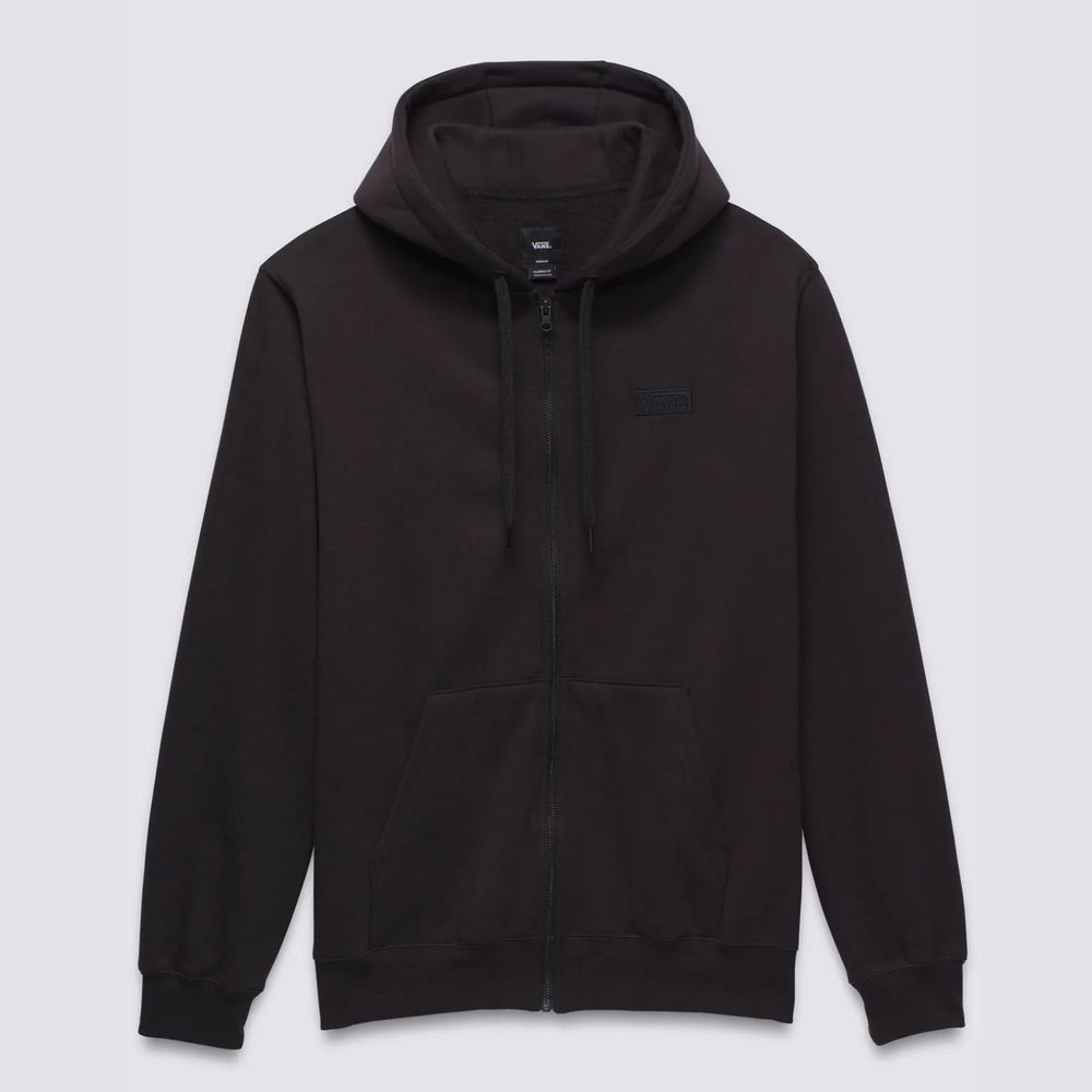 Buzo-Core-Basic-Full-Zip-Negro-Vans