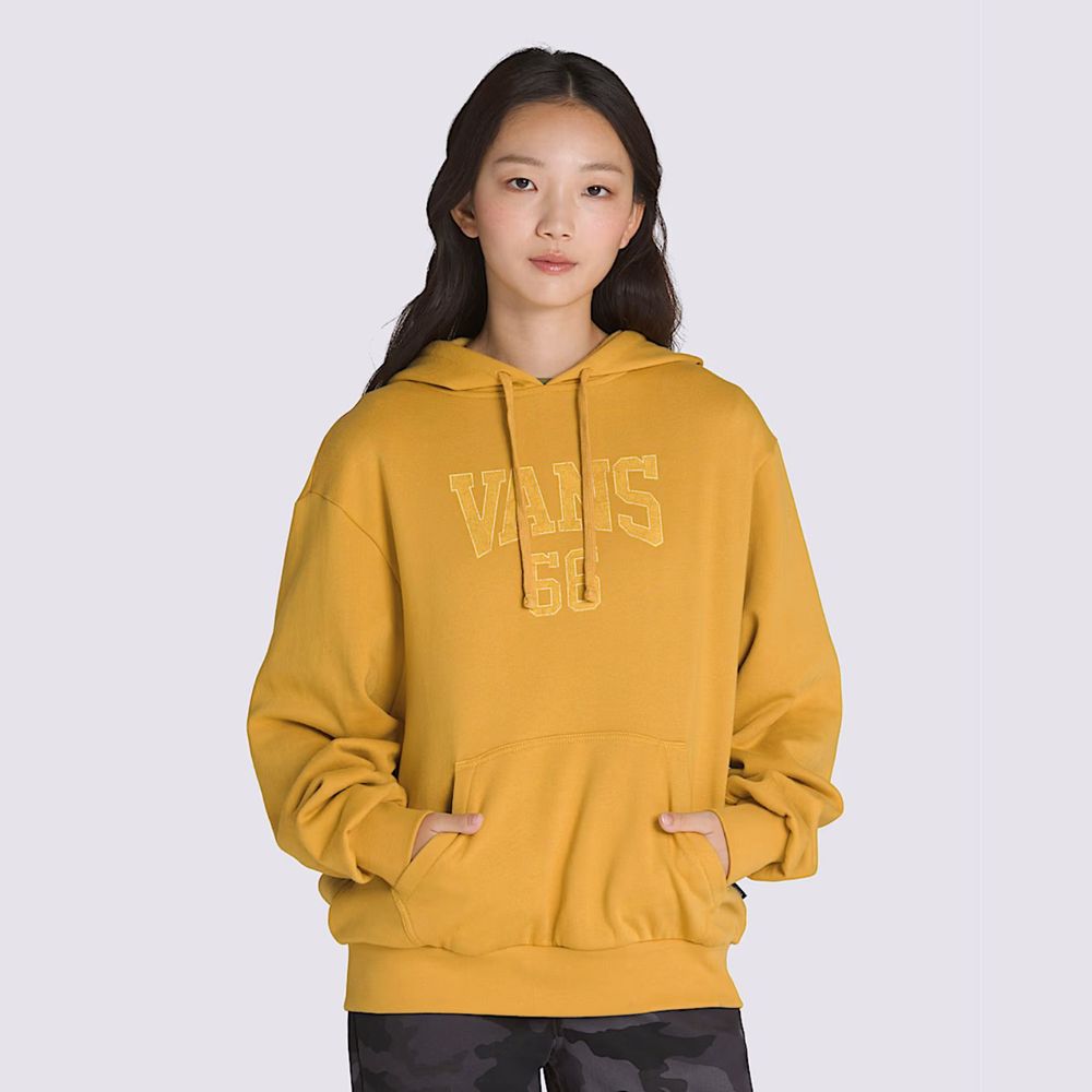 Buzo-Varsity-V-Bloussant-Hoodie-Dorado-Vans