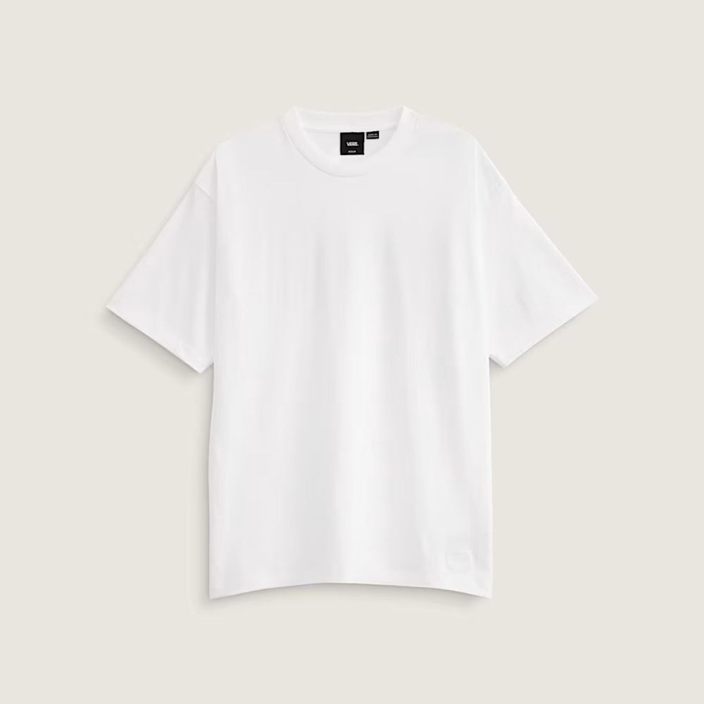Camiseta-Manga-Corta-Premium-Ss-Blanco-Vans