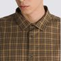 Camisa-Manga-Corta-Marron-Wilshire-Mini-Plaid-Ss-Woven-Hombre-Vans