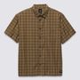Camisa-Manga-Corta-Marron-Wilshire-Mini-Plaid-Ss-Woven-Hombre-Vans